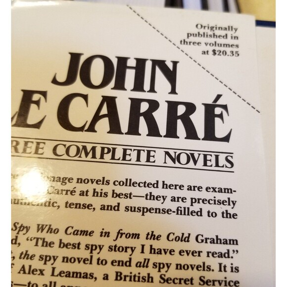 John Le carre 3 complete novels hardcover book 1983 - Picture 4 of 6
